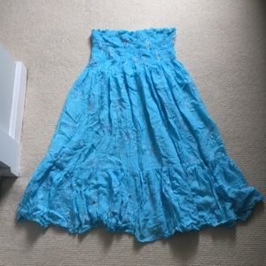 Calypso by Cool Change strapless Ruffle Dress